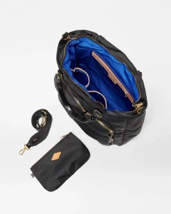 MZ Wallace Chelsea|Totes|Large Chelsea Top Handle Tote Black