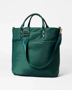 MZ Wallace Chelsea|Totes|Large Chelsea Top Handle Tote Emerald