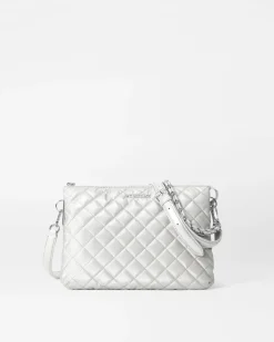 MZ Wallace Crosby|Crossbody|Large Crosby Pippa OysterMetallic