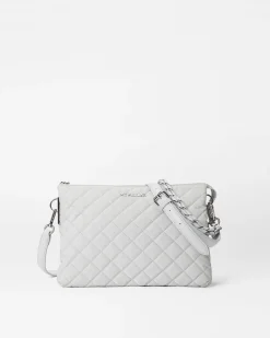 MZ Wallace Crosby|Crossbody|Large Crosby Pippa PebbleLiquid