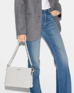 MZ Wallace Crosby|Crossbody|Large Crosby Pippa PebbleLiquid