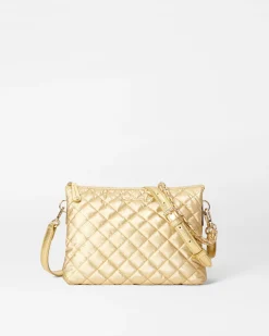 MZ Wallace Crosby|Crossbody|Large Crosby Pippa LightGoldPearlMetallic