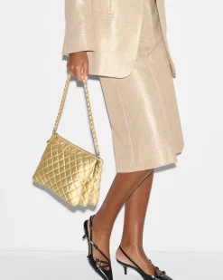 MZ Wallace Crosby|Crossbody|Large Crosby Pippa LightGoldPearlMetallic