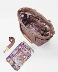 MZ Wallace Metro|Travel|Large Empire Tote Mauve