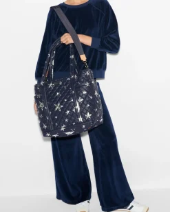 MZ Wallace Metro|Totes|Large Empire Tote DawnWithLargeSilverStar
