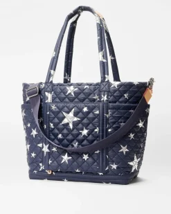 MZ Wallace Metro|Totes|Large Empire Tote DawnWithLargeSilverStar