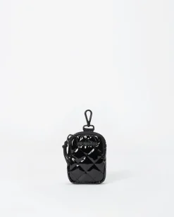 MZ Wallace Accessories|Large Metro Link Pouch BlackLacquer
