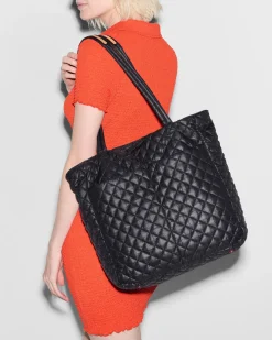 MZ Wallace Metro|Work|Large Metro Quatro Tote BlackRec