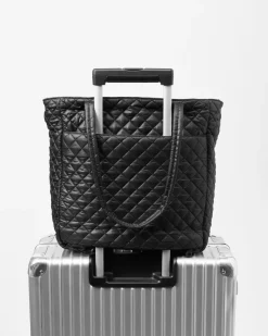 MZ Wallace Metro|Work|Large Metro Quatro Tote BlackRec