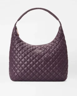 MZ Wallace Shoulders|Large Metro Shoulder Raisin