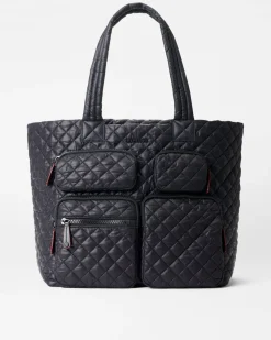 MZ Wallace Metro|Travel|Large Metro Travel Tote Black