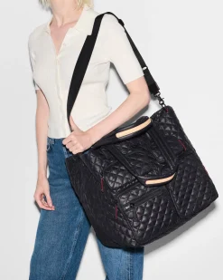 MZ Wallace Metro|Travel|Large Metro Travel Tote Black