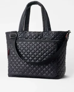 MZ Wallace Metro|Travel|Large Metro Travel Tote Black