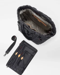 MZ Wallace Metro|Travel|Large Metro Travel Tote Black