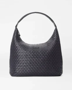 MZ Wallace Shoulders|Large Woven Shoulder Black