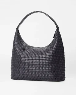 MZ Wallace Shoulders|Large Woven Shoulder Black