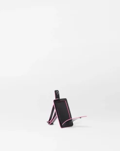 MZ Wallace Travel|Accessories|Luggage Tag BlackLeather
