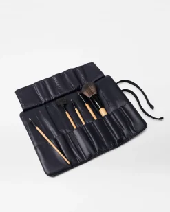 MZ Wallace Metro|Travel|Makeup Brush Roll Black