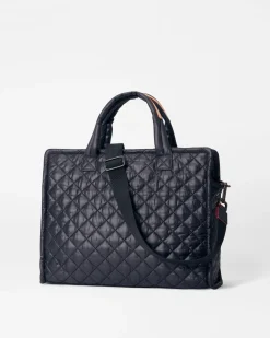 MZ Wallace Metro|Work|Medium Box Tote Black