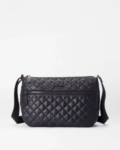 MZ Wallace Metro|Crossbody|Medium Metro Roxy Black