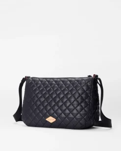 MZ Wallace Metro|Crossbody|Medium Metro Roxy Black