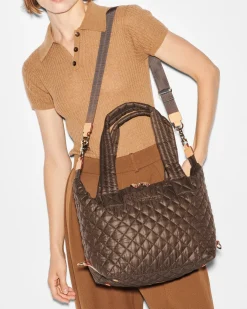 MZ Wallace Metro|Shoulders|Medium Sutton Deluxe WalnutRec