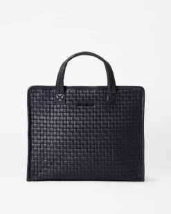 MZ Wallace Work|Totes|Medium Woven Box Tote Black