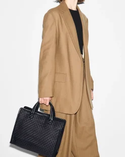 MZ Wallace Work|Totes|Medium Woven Box Tote Black