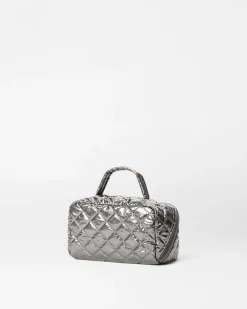 MZ Wallace Metro|Accessories|Metro Accordion Cosmetic PewterMetallic