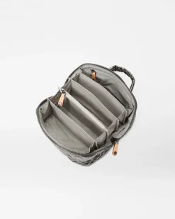 MZ Wallace Metro|Accessories|Metro Accordion Cosmetic PewterMetallic