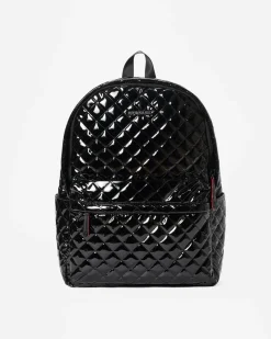 MZ Wallace Metro|Metro Backpack Deluxe BlackLacquer