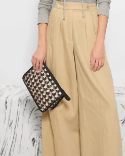 MZ Wallace Metro|Accessories|Metro Clutch AutumnGeo