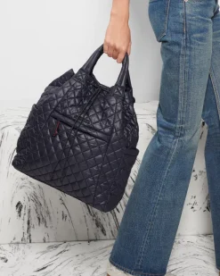 MZ Wallace Metro|Travel|Metro Convertible Backpack BlackRec