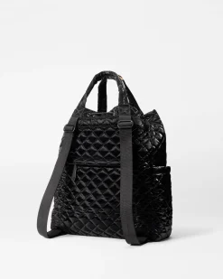 MZ Wallace Metro|Backpacks|Metro Convertible Backpack BlackLiquid