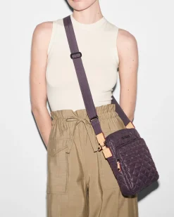 MZ Wallace Crossbody|Metro Crossbody Raisin
