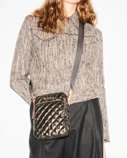 MZ Wallace Metro|Crossbody|Metro Crossbody MoondustMetallicLacquer