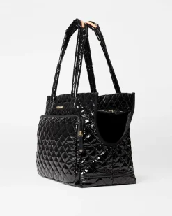 MZ Wallace Metro|Metro Dog Carrier BlackLacquer