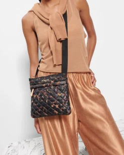 MZ Wallace Metro|Crossbody|Metro Flat Crossbody TortoiseRec