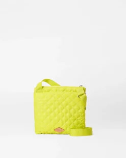 MZ Wallace Metro|Crossbody|Metro Flat Crossbody AcidYellowRec
