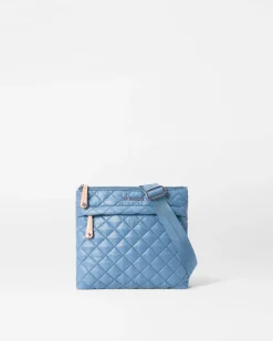 MZ Wallace Metro|Crossbody|Metro Flat Crossbody CornflowerBlue