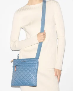 MZ Wallace Metro|Crossbody|Metro Flat Crossbody CornflowerBlue