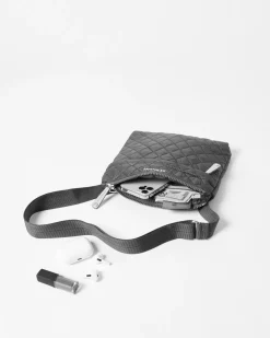 MZ Wallace Metro|Crossbody|Metro Flat Crossbody PewterMetallic