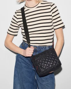 MZ Wallace Metro|Crossbody|Metro Scout Deluxe Black