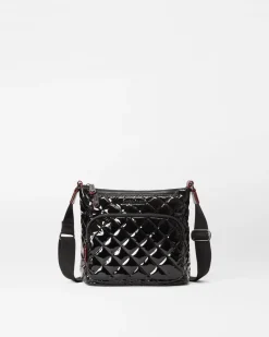 MZ Wallace Metro|Crossbody|Metro Scout Deluxe BlackLacquer
