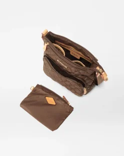 MZ Wallace Metro|Crossbody|Metro Scout Deluxe Walnut