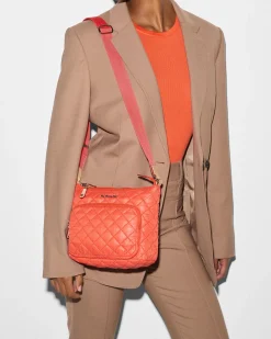 MZ Wallace Crossbody|Metro|Metro Scout Deluxe Poppy