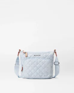 MZ Wallace Metro|Crossbody|Metro Scout Deluxe Chambray