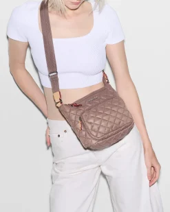 MZ Wallace Metro|Crossbody|Metro Scout Deluxe Mauve