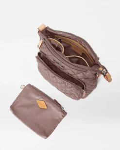 MZ Wallace Metro|Crossbody|Metro Scout Deluxe Mauve