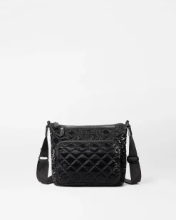 MZ Wallace Metro|Crossbody|Metro Scout Deluxe BlackLiquid